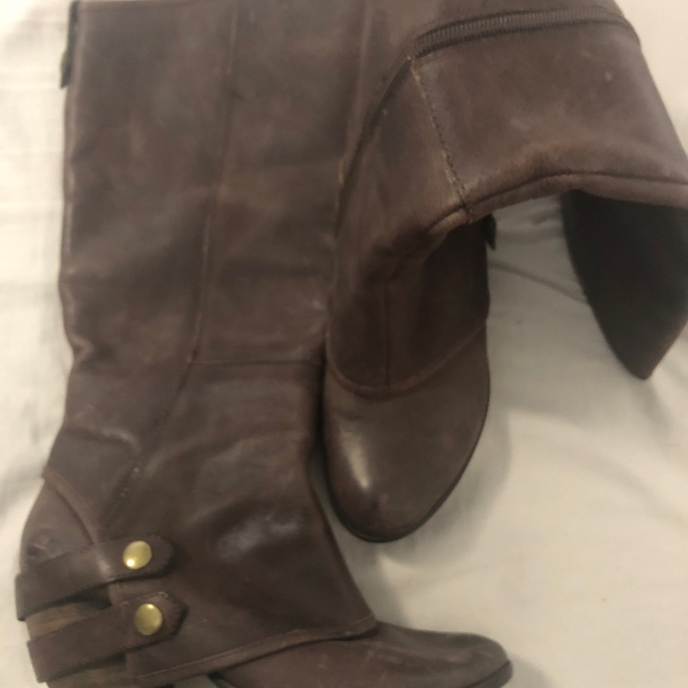 Brown Leather Women's Boots